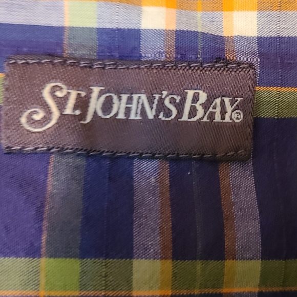St. John's Bay Men's Classic Short Sleeve Button Down Shirt,  Size: XL - Picture 7 of 11